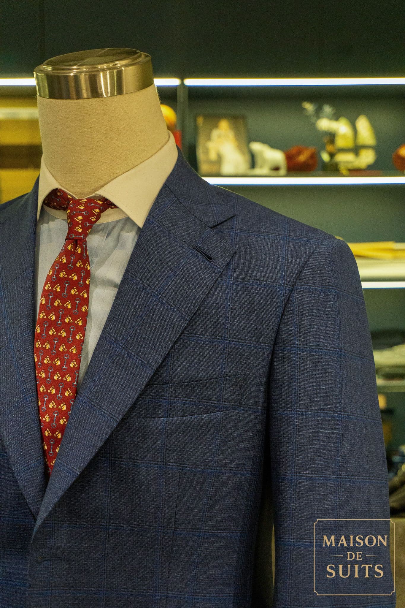 Sacbal Navy Check Jacket