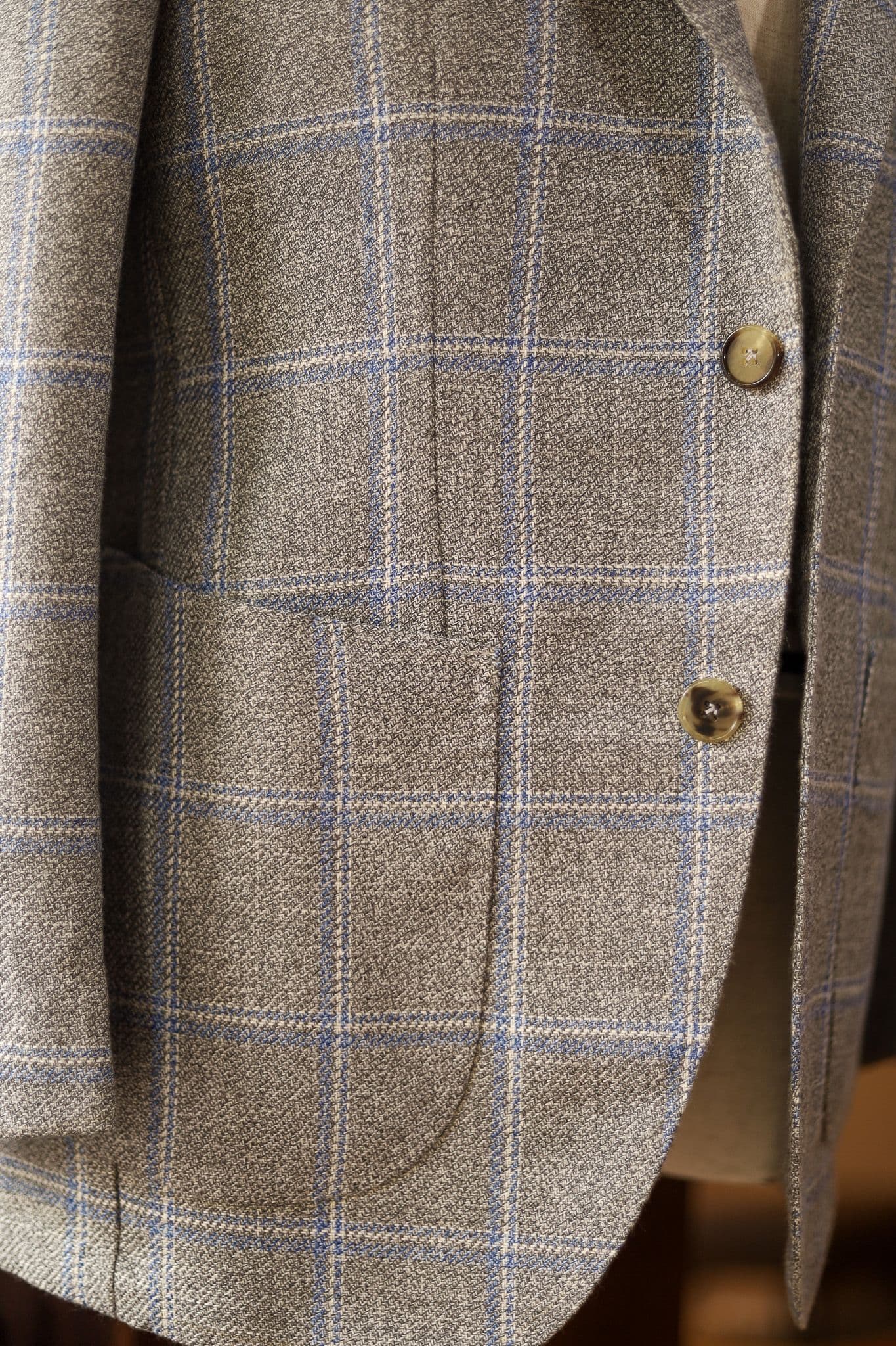 grey-checked-caccioppoli-single-breasted-jacket